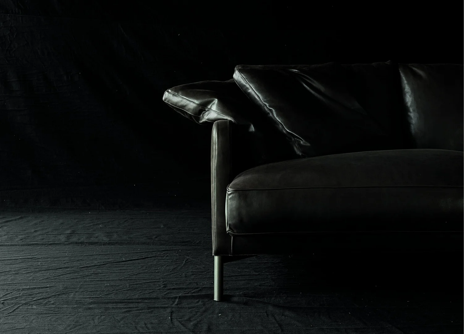 Dumas luxury contemporary sofa with tailored upholstered details