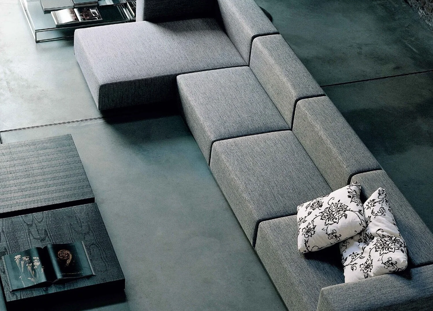 Discover the Wall sofa with sleek profile with inviting proportions.
