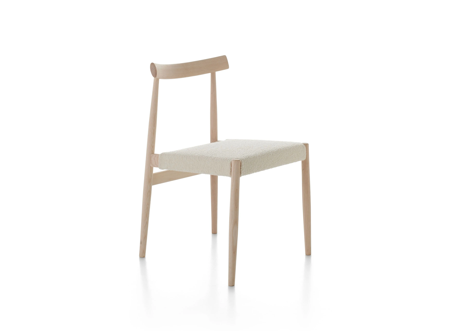EDO Italian dining chair with fabric or leather upholstery