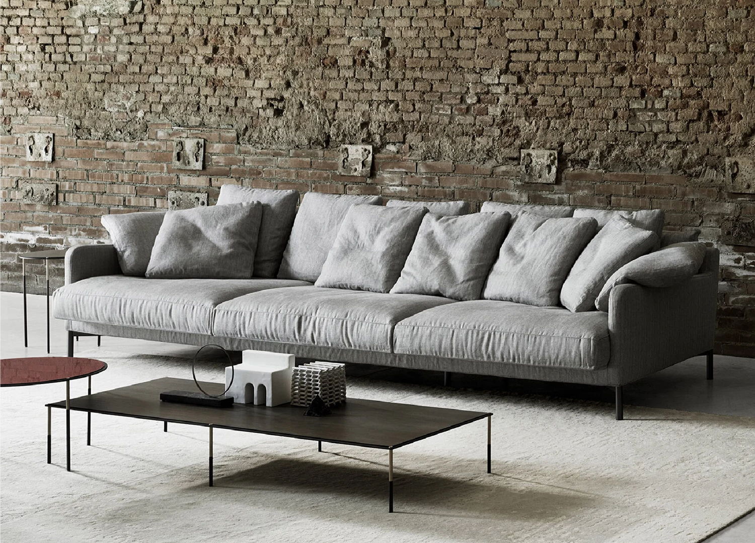 Dumas luxury designer sofa with refined upholstery and contemporary comfort