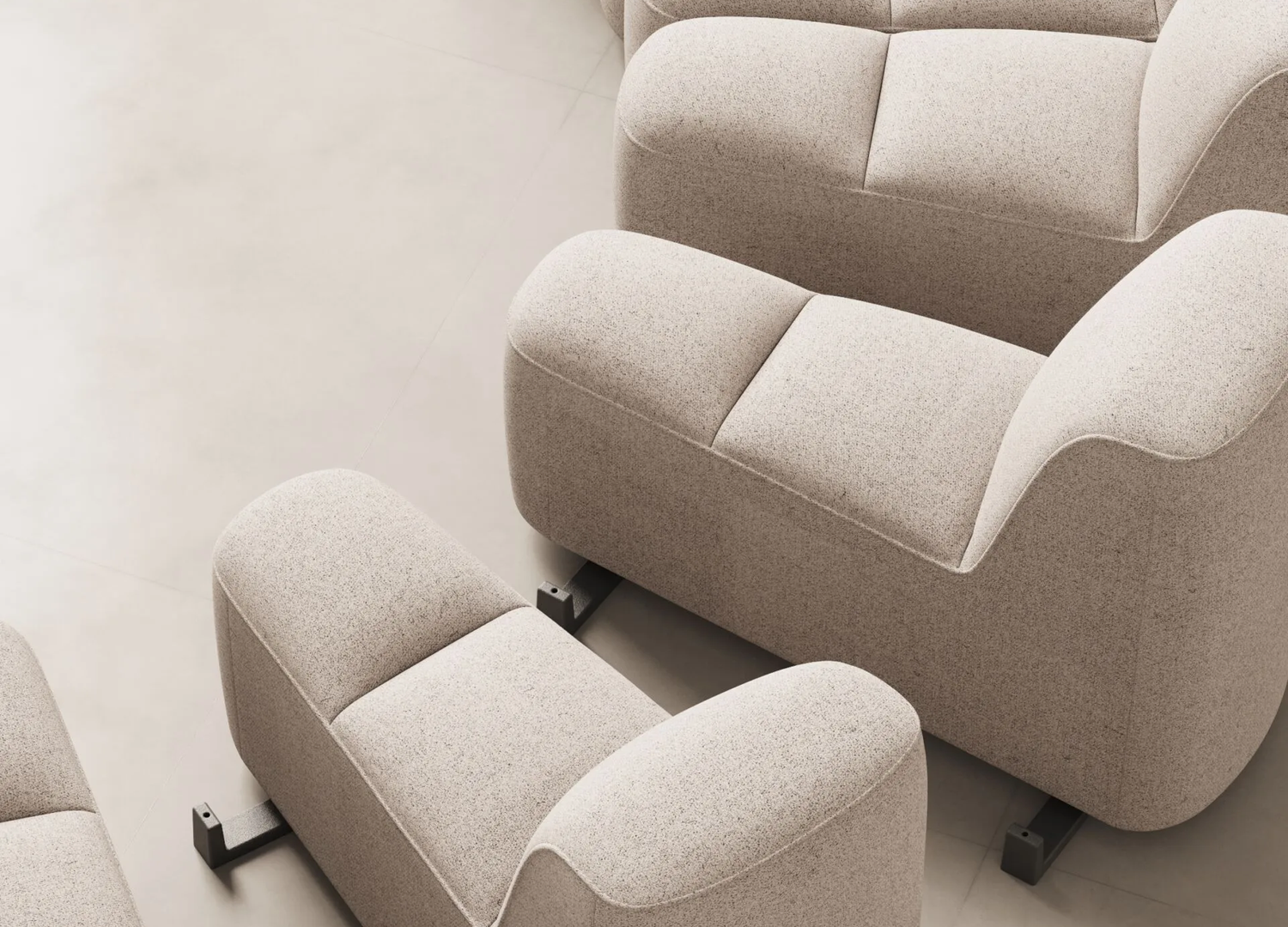 Array contemporary sofa offering comfort, style, and refined craftsmanship.