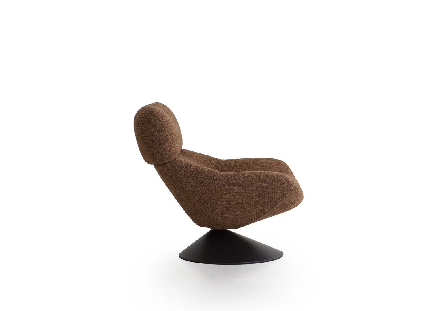 HITA Italian lounge chair with mid-century inspired curved design