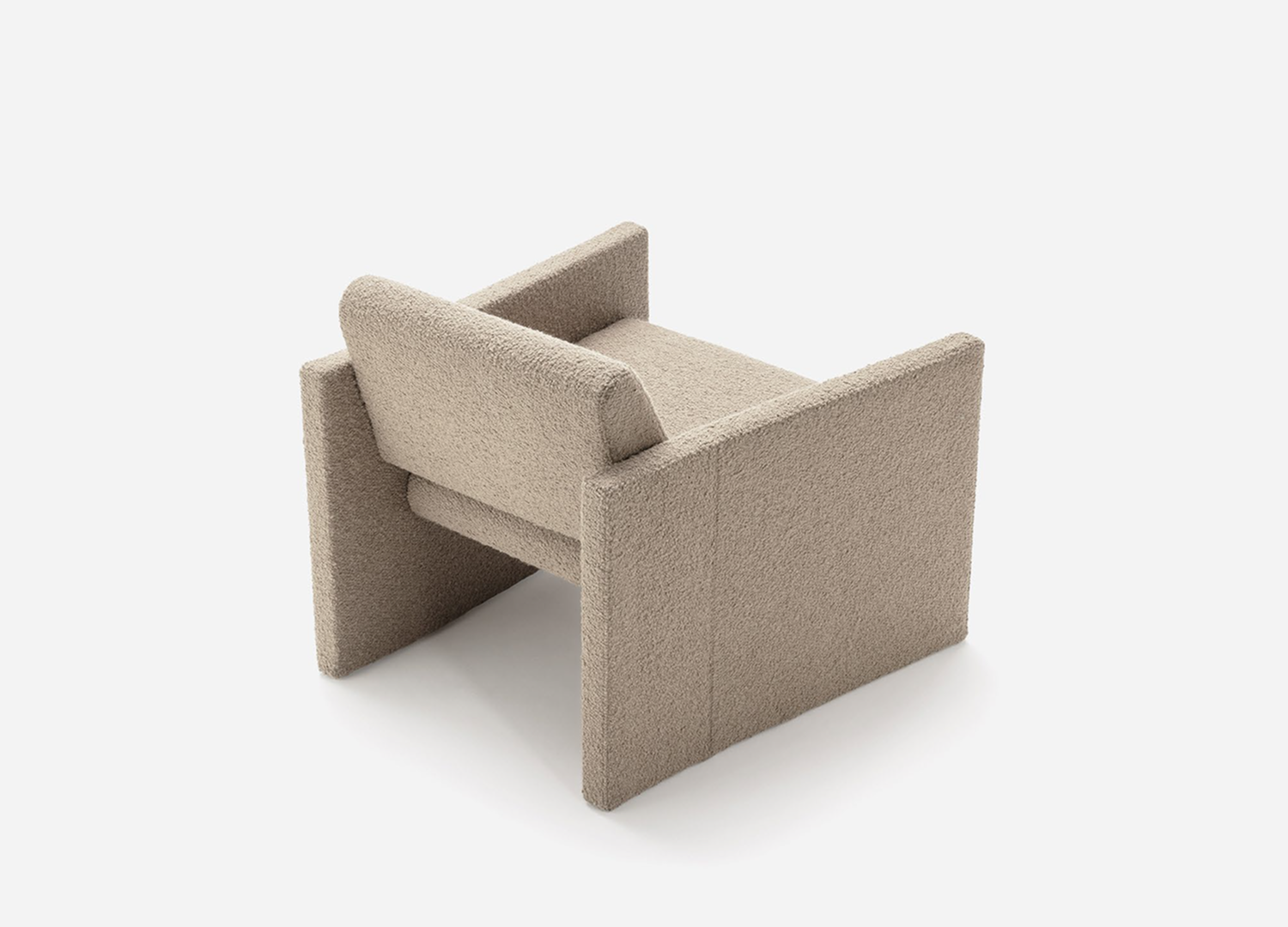 Haven Chair Italian designer armchair with steel and plywood structure