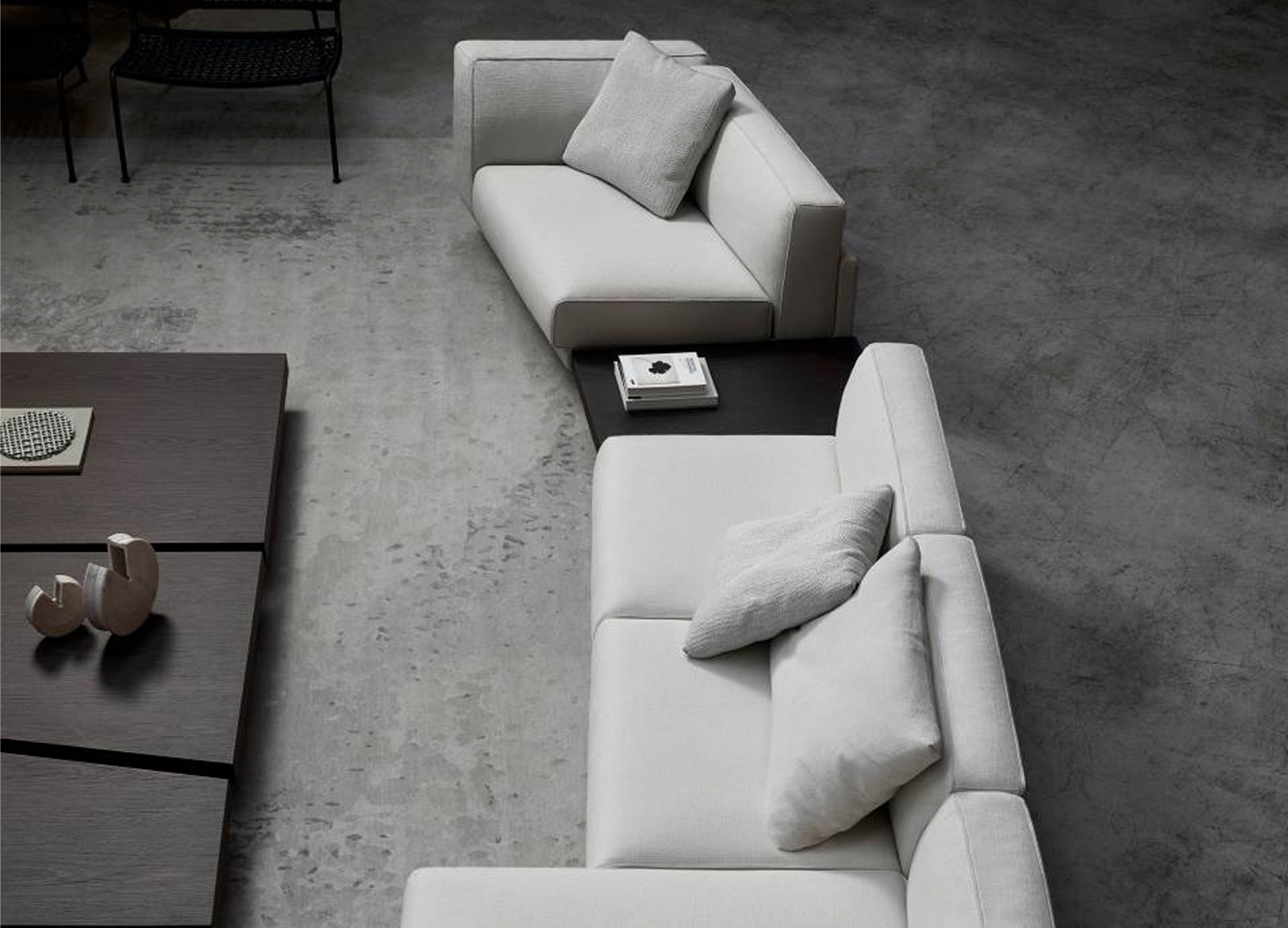 ECHOO SYSTEM contemporary sofa with soft upholstered seating