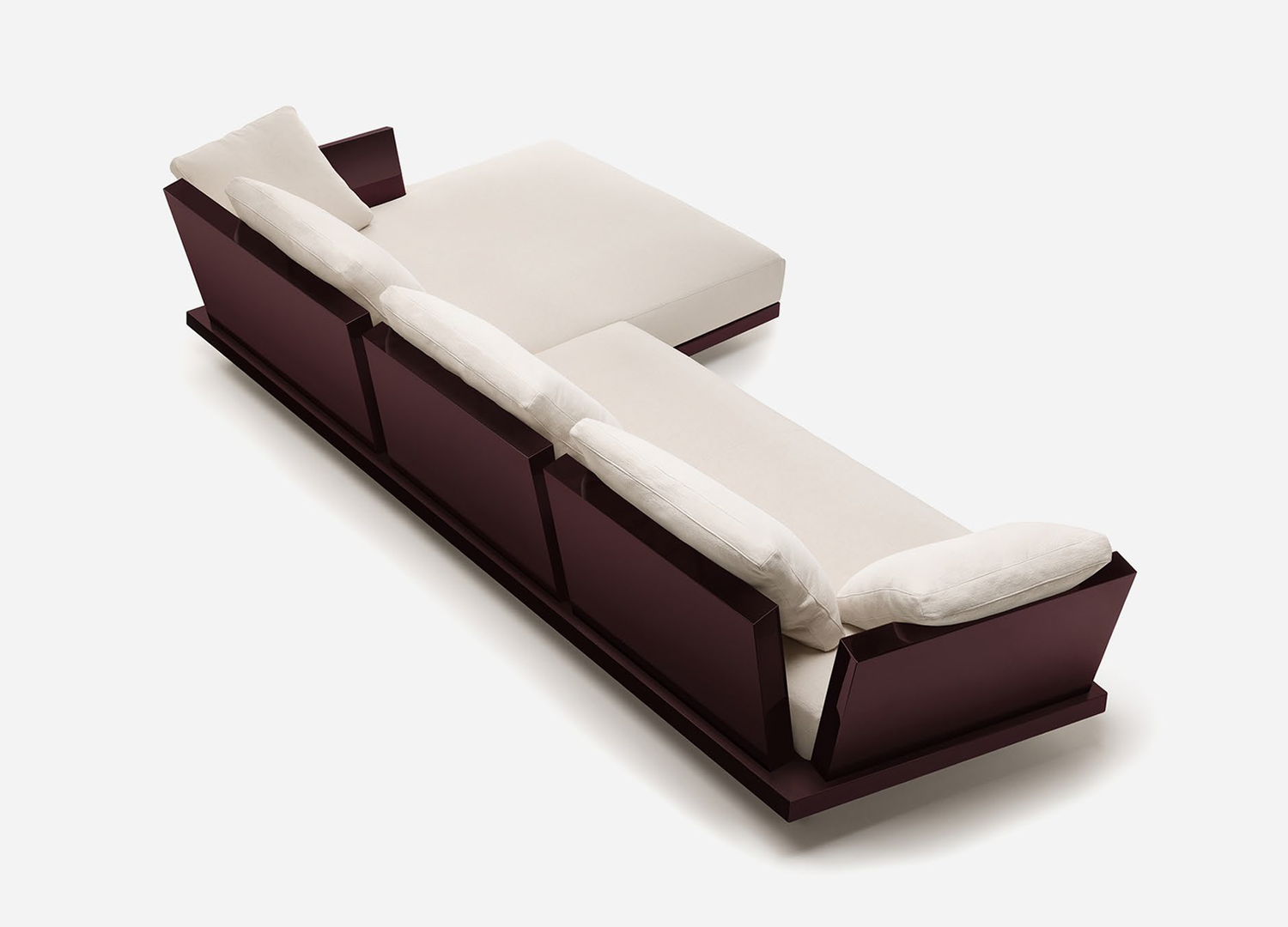 THE EDGE contemporary modular seating with leather or fabric covers
