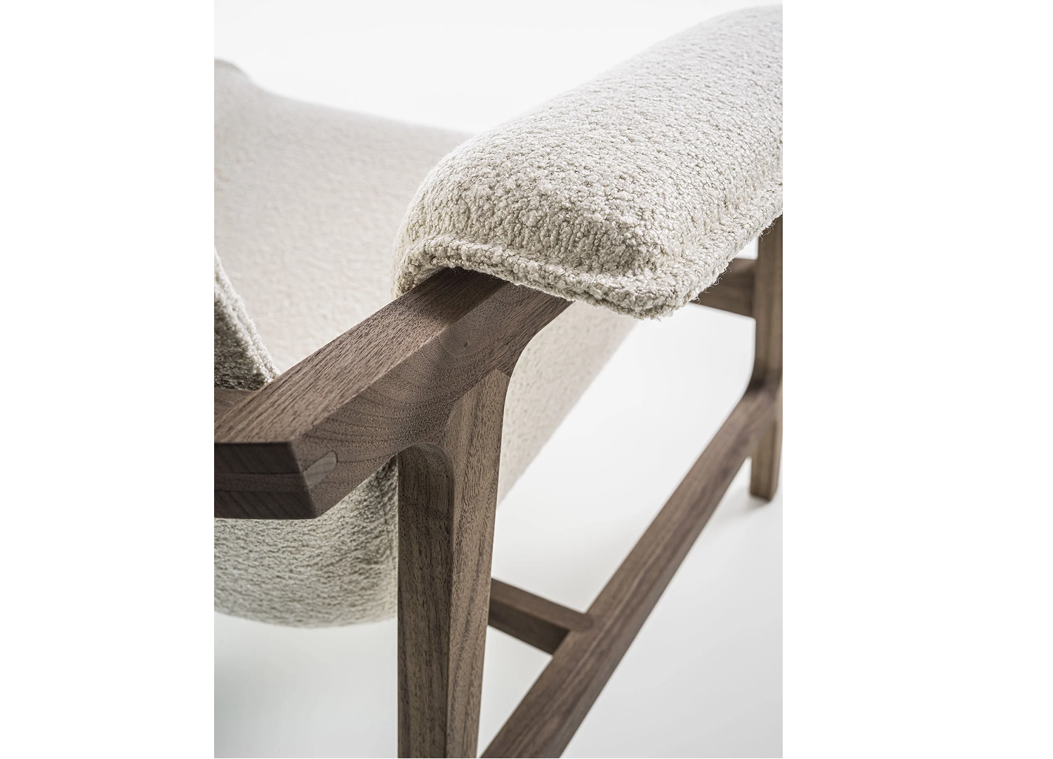 Arianna Chair by Umberto Asnago with graceful curved design