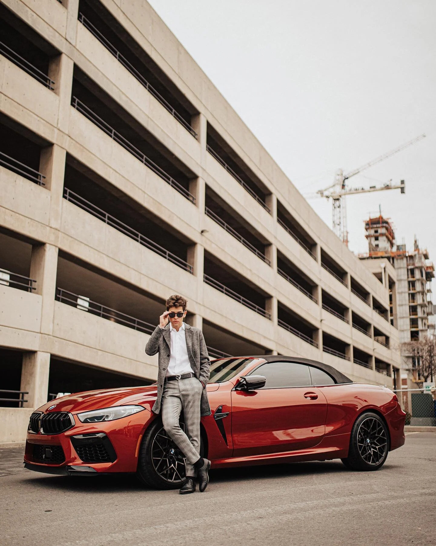 Every shot from this sesh slayed! Can we just talk about how legit his ride is!
