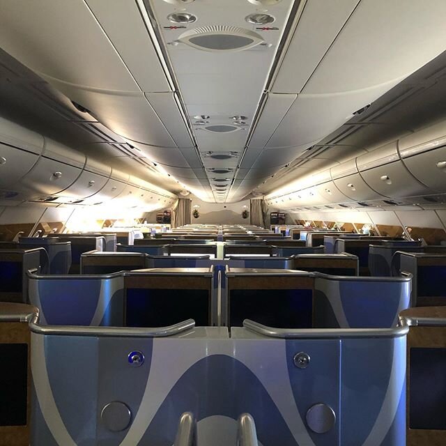 Postcard inflight. Almost empty flight home from #Dubai yesterday on @emirates.
.
.
.
#coronavirustimes #dxbtosfo #travelphotography #photooftheday #airlinetravel #tisaytravels #interior #businessclass #lifestyle #travel #emirates #instagreat #touris