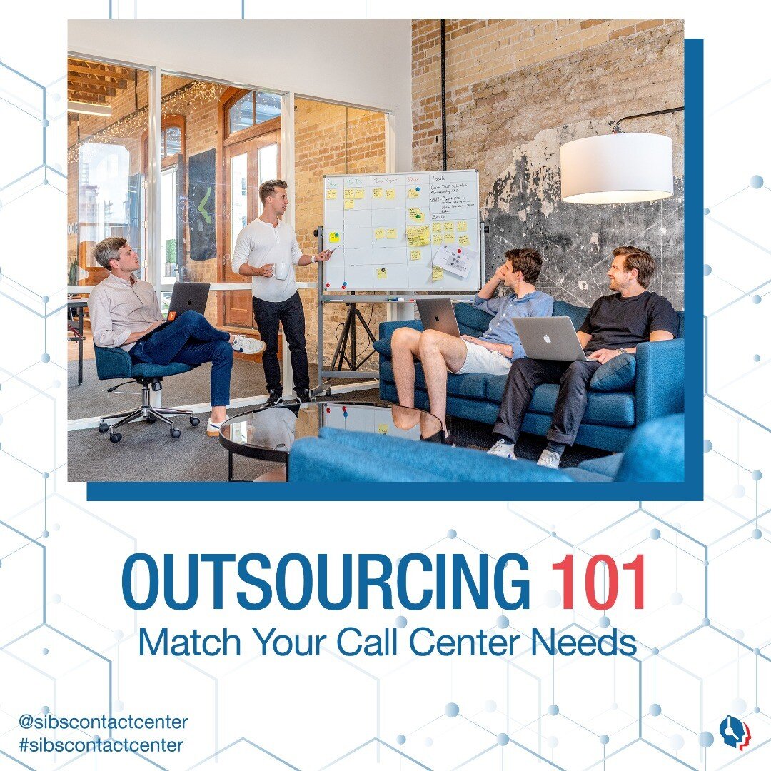 Outsourcing Series 5/5

While you search for a call center to outsource to, you'll want to make sure that the call center matches the specific needs of your business. 

For example, if you're needing help with cold-calling potential customers, then a