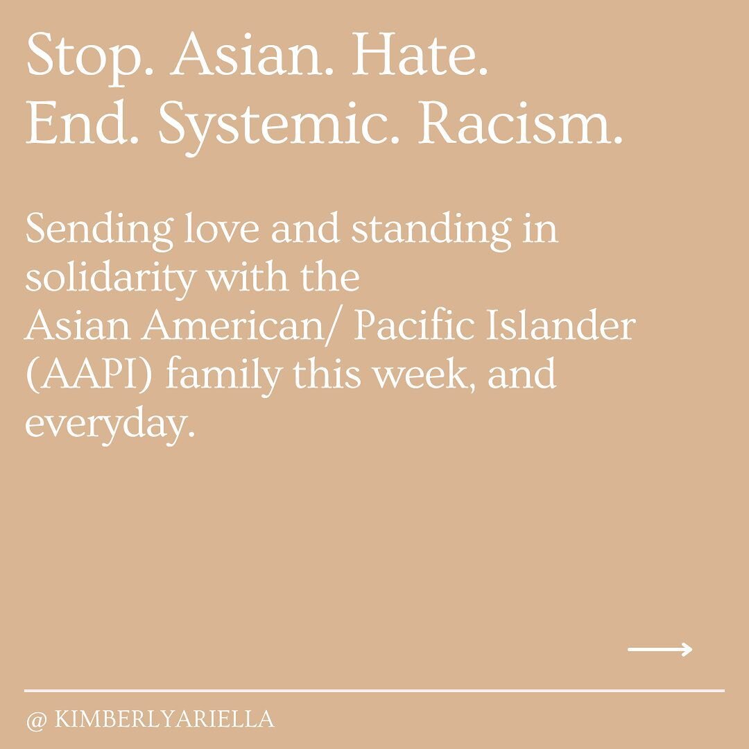 Hate is hate is hate is hate and all forms of hate must be condemned and put to an end.

My heart is with the families of the six Asian women who lost their lives in a violent hate crime yesterday in Atlanta, Georgia.

To our AAPI family, we are mour