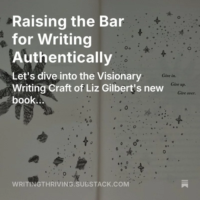 Raising the Bar for Writing Authentically