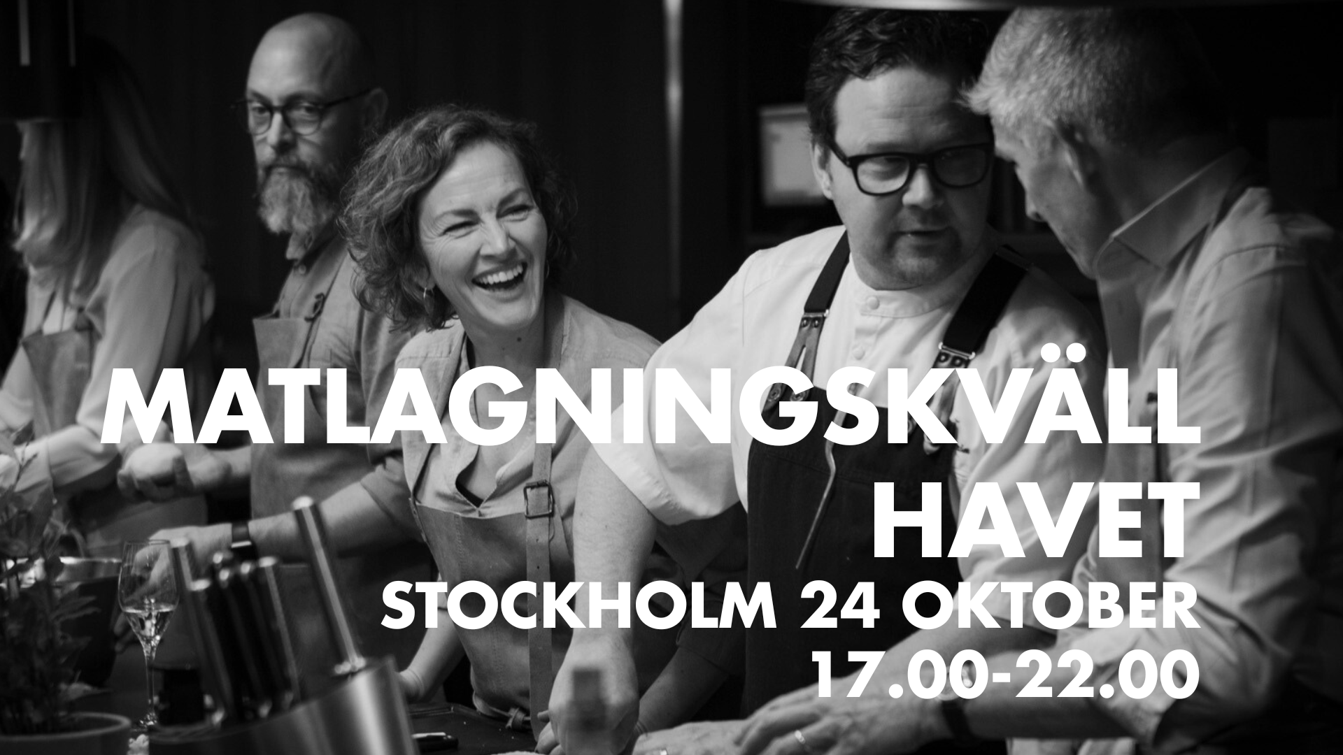 Matlagningskväll Havet - Stockholm 24 oktober