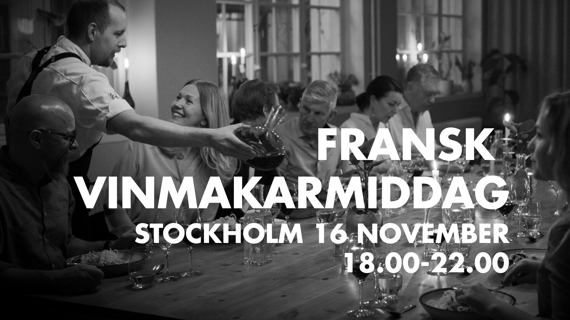 Fransk vinmakarmiddag med vinbonde från Languedoc - Stockholm