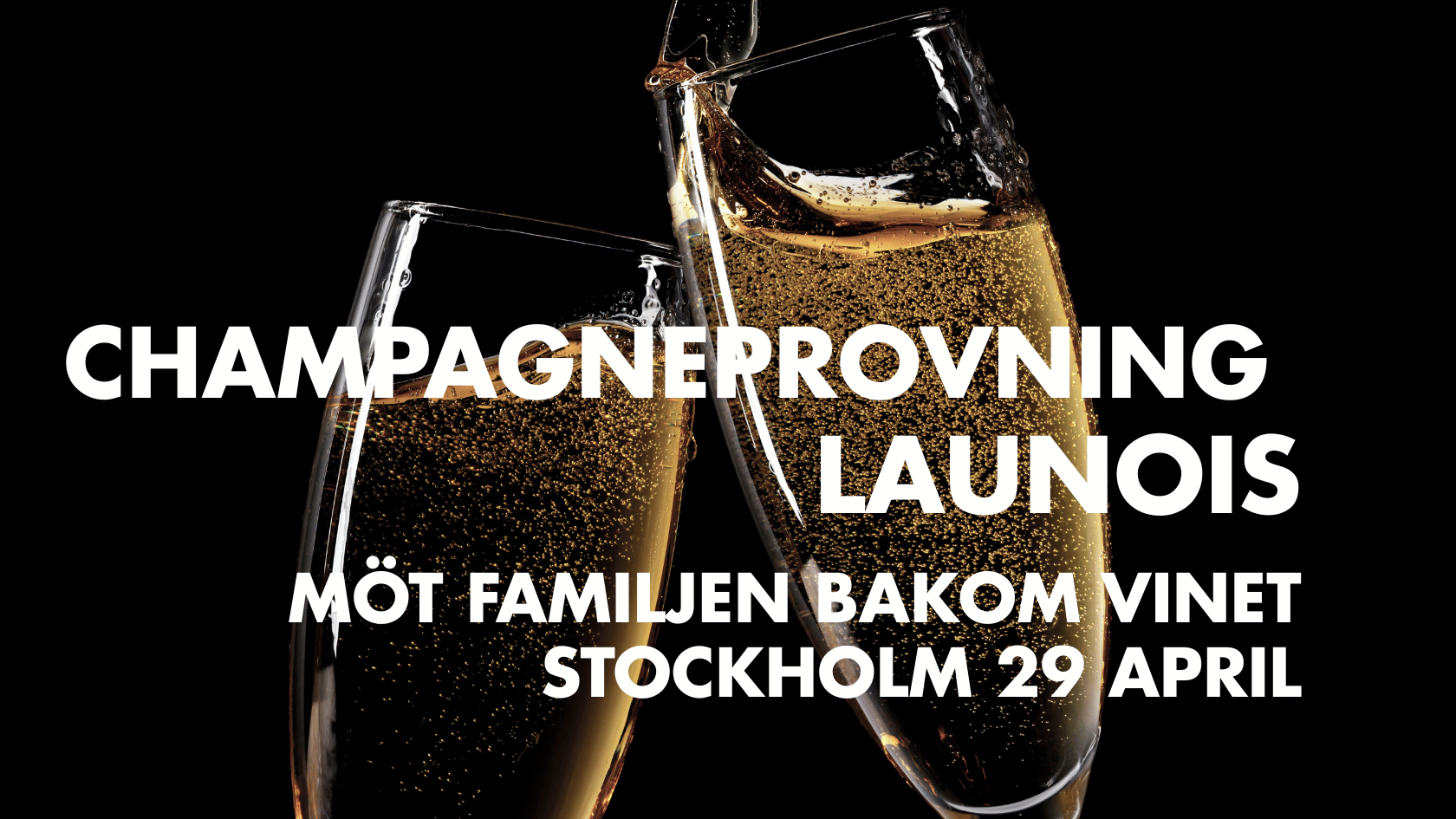 Champagneprovning Launois Stockholm 29 april 