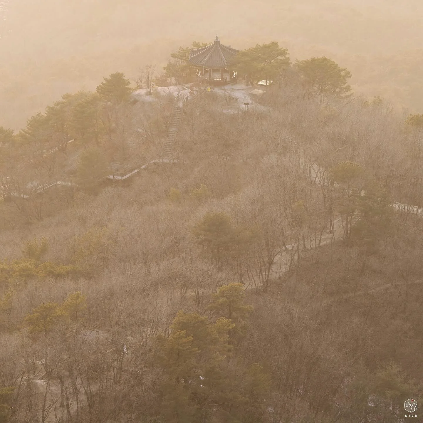 The pollution &ldquo;mist&rdquo; did help hiding the city behing this pavilion.

La brume de pollution m&rsquo;a aid&eacute; &agrave; cacher la ville derri&egrave;re ce pavillon.

미먼 싫지만 이경우엔 덕분에 정자뒷 도시 아보이게 촬영하기 도와줬어요!

. #romainphoto #호맹포토 #divr #s