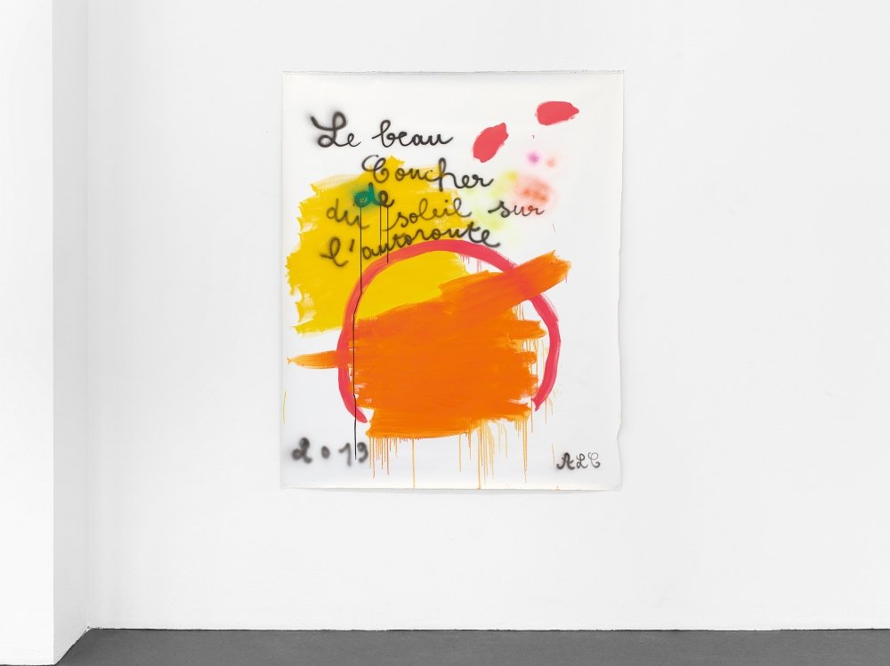 Le beau coucher, 2019, Airbrush und Öl auf Leinen, 165 x 132 cm, Courtesy artist and gallery. Foto: Jeroen de Smalen