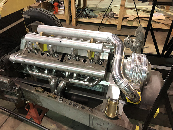 Miller-Burden with dual ohc straight-eights set at 45 degrees. Photo EDL Services, LLC