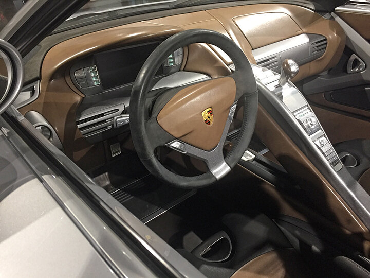 Interior of only surviving concept car