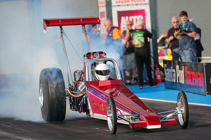 The ‘Little Car’ has run a best of 6.69/199.89.  Photo Julian Hunt