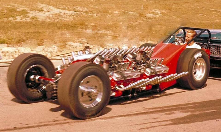 TV TOMMY IVO TOP FUEL DRAGSTER  NHRA DRAG RACING VINTAGE COLOR PHOTOGRAPH