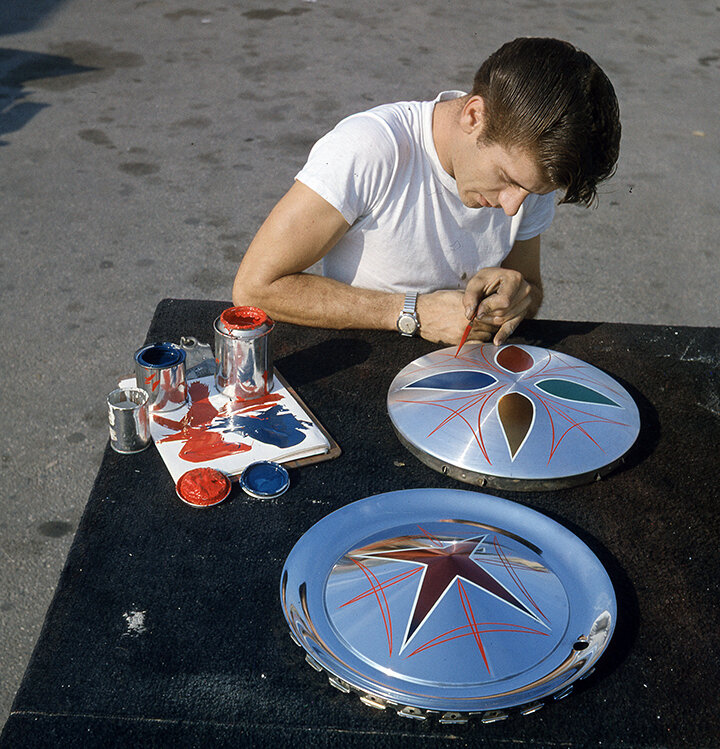 Dean Jeffries striping discs.