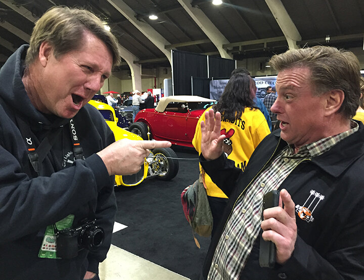 AutoWeek's Mark Vaughn gives Chip Foose a hard time