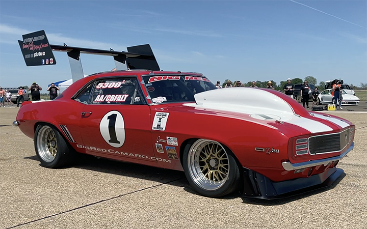 3rd fastest: RJ Gottlieb Big Red Camaro 249.931