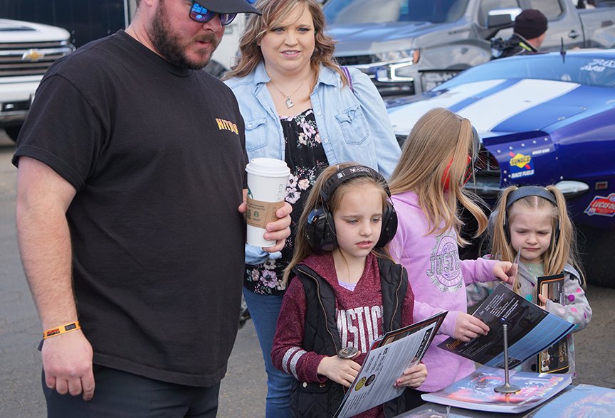 Fans collecting hero cards