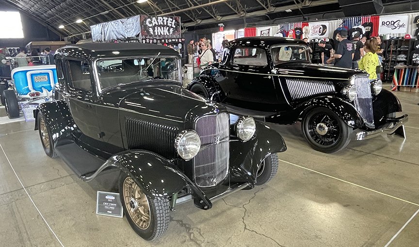 Chip Foose (L) &amp; Kathleen Jewell