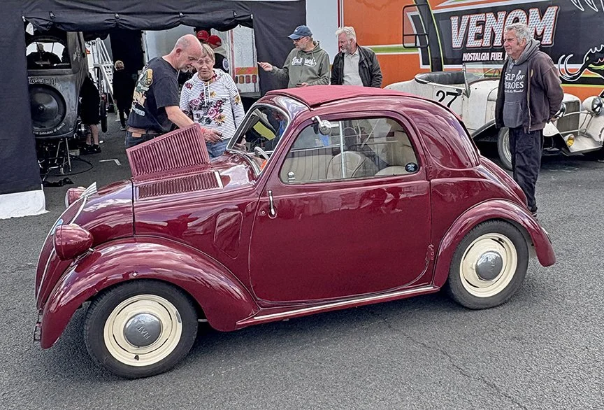 Nick checks out an original Fiat