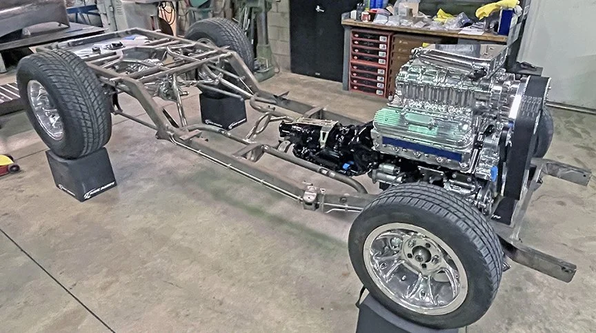 Chassis before power coating