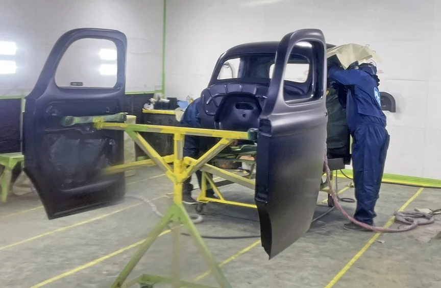 Truck was painted by Fernando Hernandez