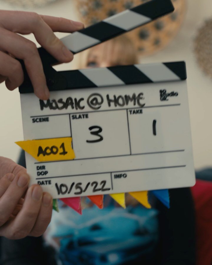 On set- fast turn around, buttery smooth footage 🧈. That was the name of this weeks game. @sam.oates_  and @rhyscoward  worked hard to deliver a warm cosy, at home service for @mosaicchurchcoventry #film #videoproduction #work #independantfilmcompan