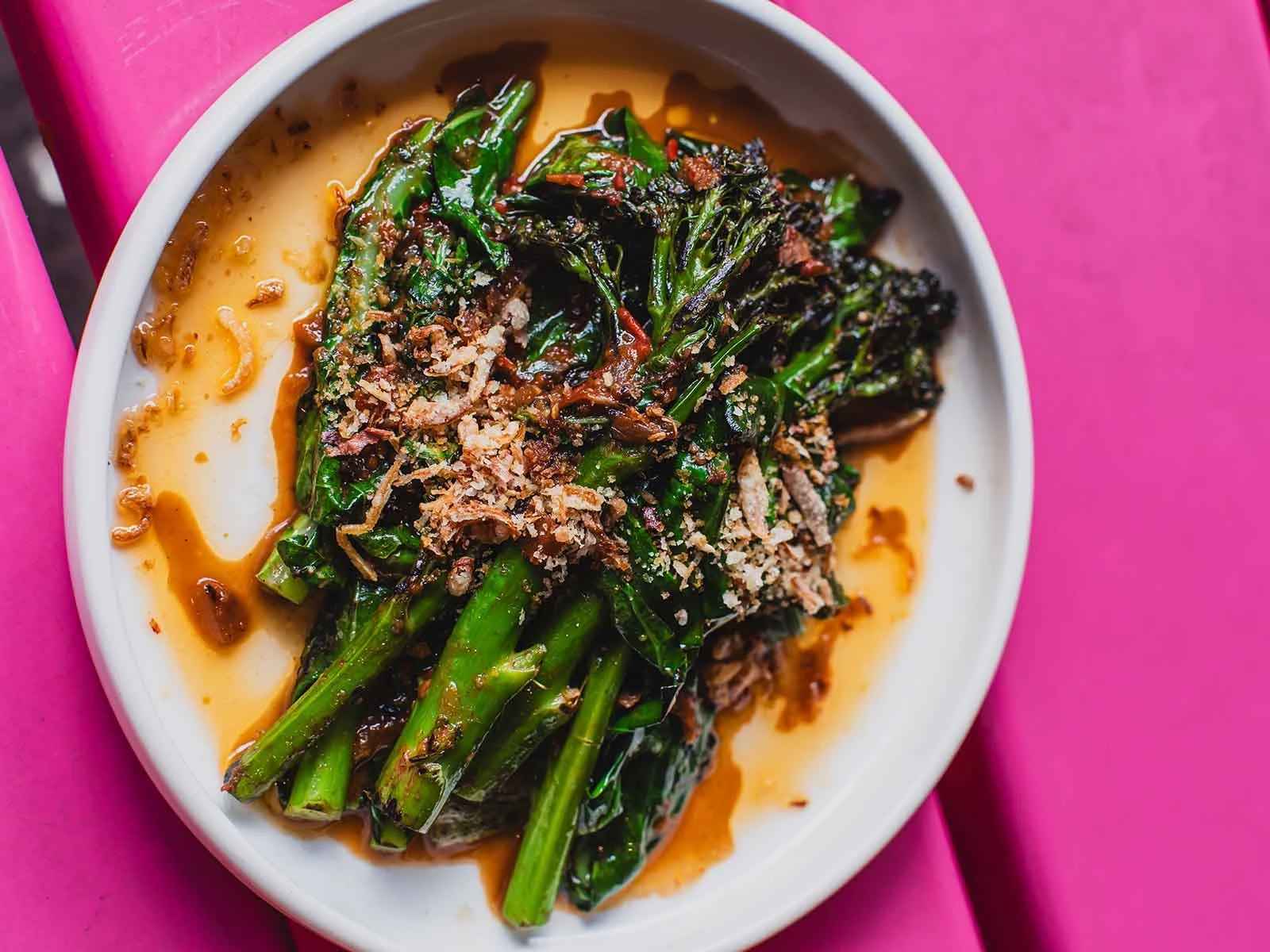 Add some serious flavor to your spread with a side that truly steals the show. Our perfectly charred broccolini is drenched in a rich, savory glaze and topped with crispy shallots for an unforgettable crunch.

Reserve your spot now: sevenrooms.com/ex