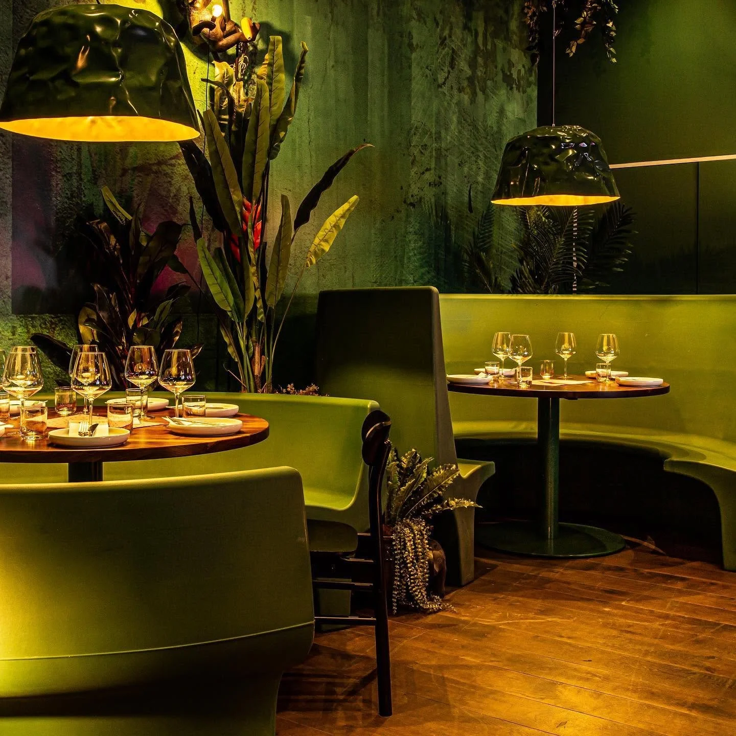 Step into our cozy green oasis. Deep booth seating and ambient jungle vibes make this the perfect spot for an unforgettable dinner. 

Book your table now: sevenrooms.com/explore/pingpong/reservations

#jungleroom #pingpong #restaurantambience #dining
