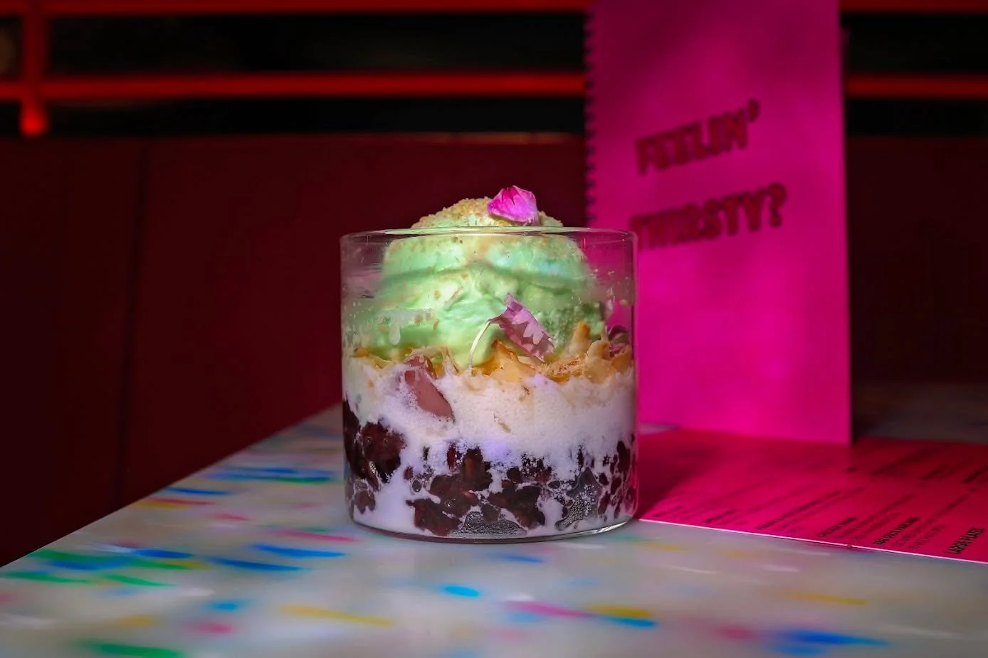 Still feelin' thirsty? Quench it with our show-stopping dessert cocktail. 

Book Your Table Now: https://www.sevenrooms.com/explore/pingpong/reservations/create/search

#dessertcocktail #sweettooth #pingpong #foodie #cocktailtime #drinkup #yummy #pin