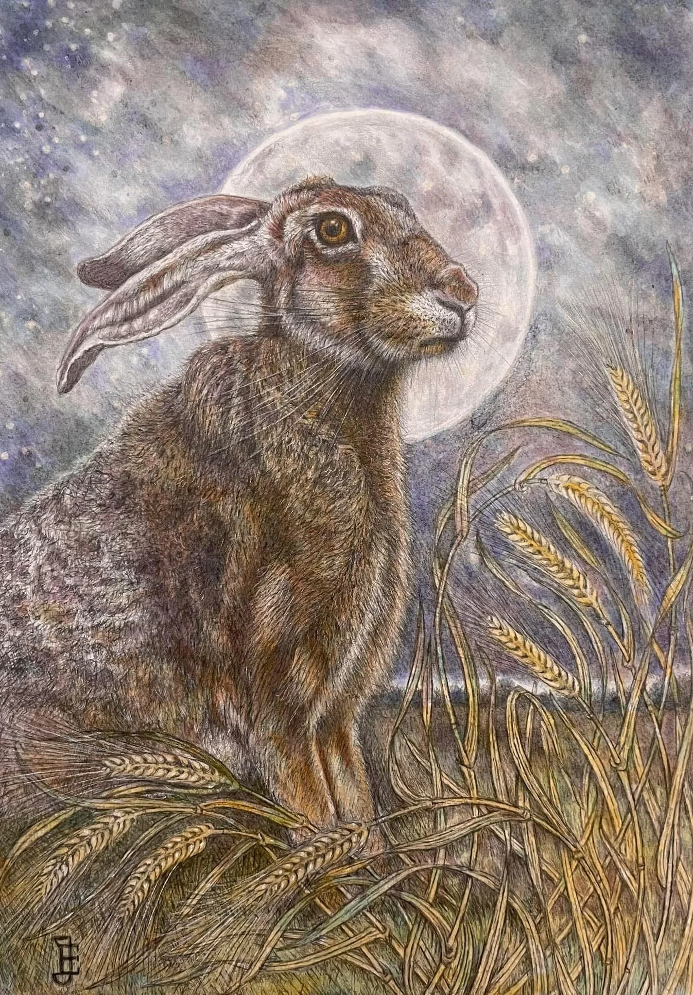 Eyett_Julie_Barley Moon Hare_framed.jpg