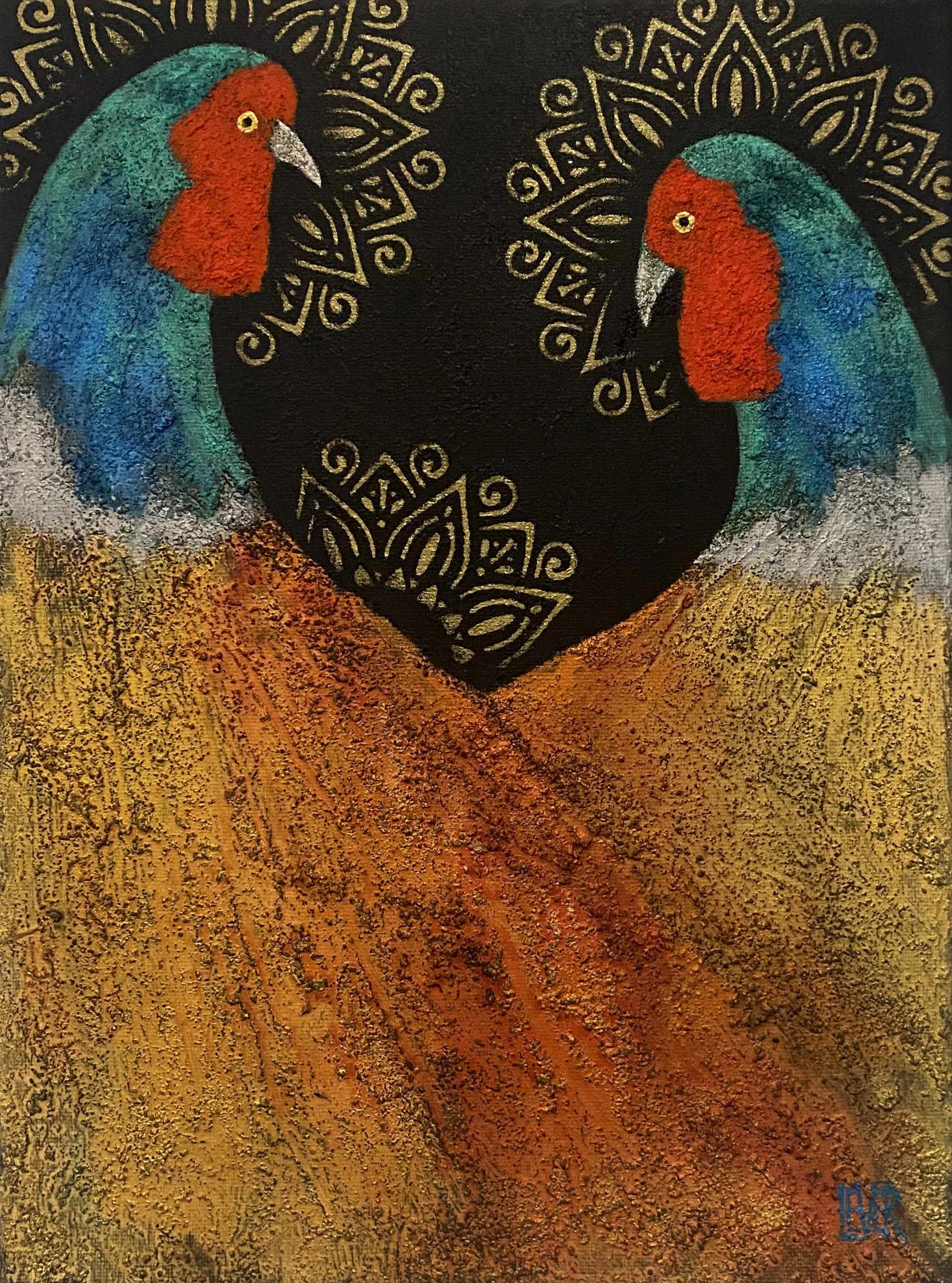 Lever_Martin_NEW TWO PHEASANTS_framed.jpg