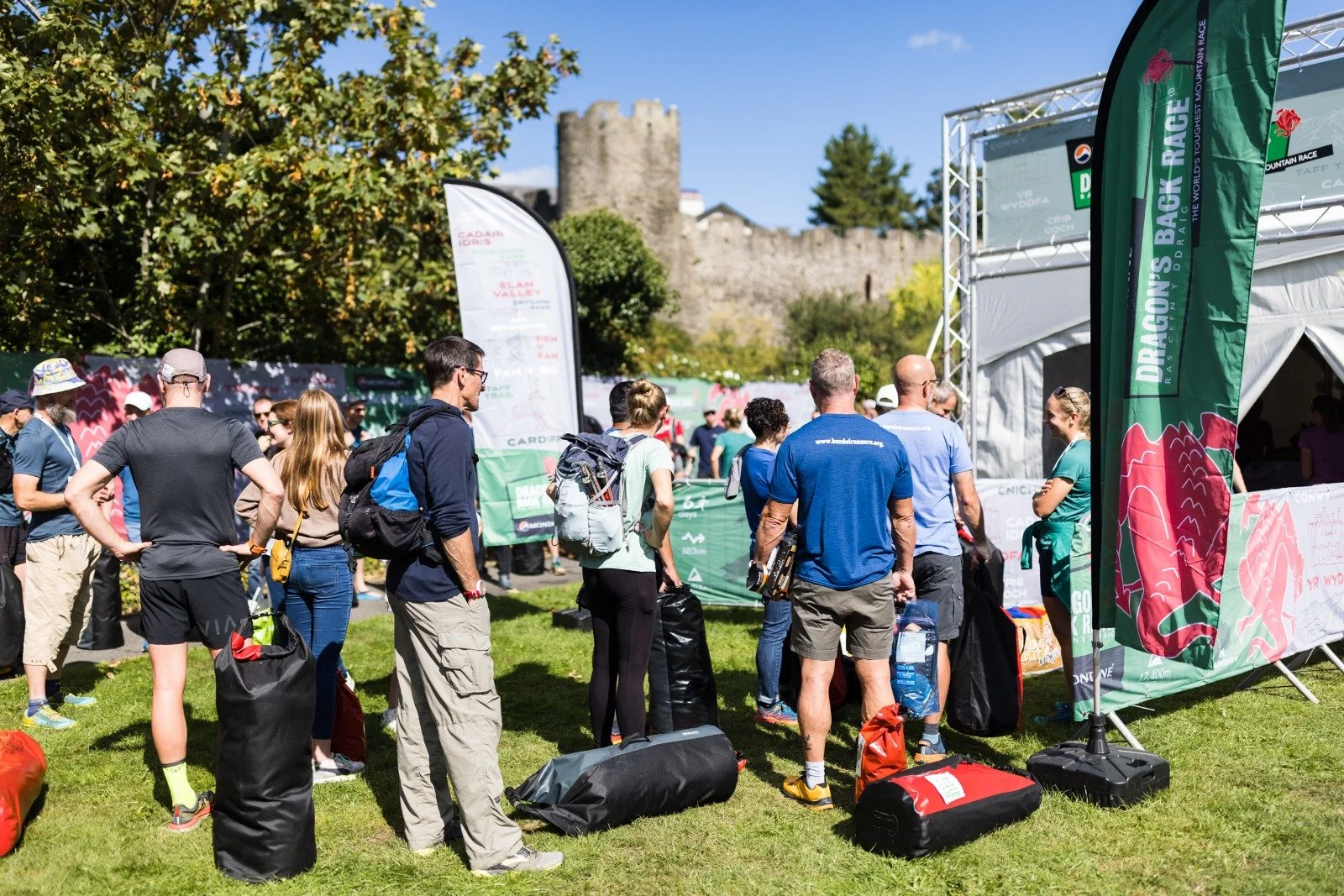 Nerves are high as participants register for the 2022 Montane Dragon’s Back Race®