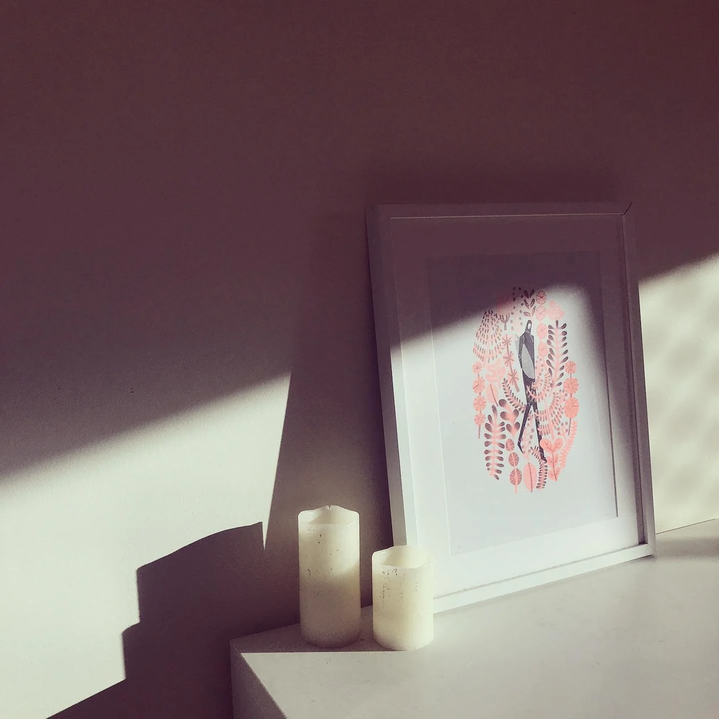 Winter light appreciation #risograph