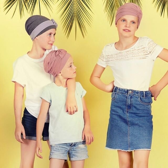 Take a look at these beautiful Petite Peanut Headwear by @christine_headwear 💕These pieces are designed to provide the ultimate comfort and the perfect fit for children with hair loss! I have these in stock in different patterns 💕 any questions DM 