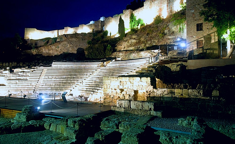 Roman theatre, at the foot of the Alcazaba