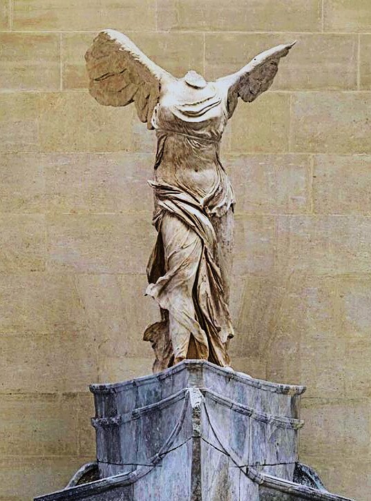 louvre museum Paris the Winged Victory of Samothrace