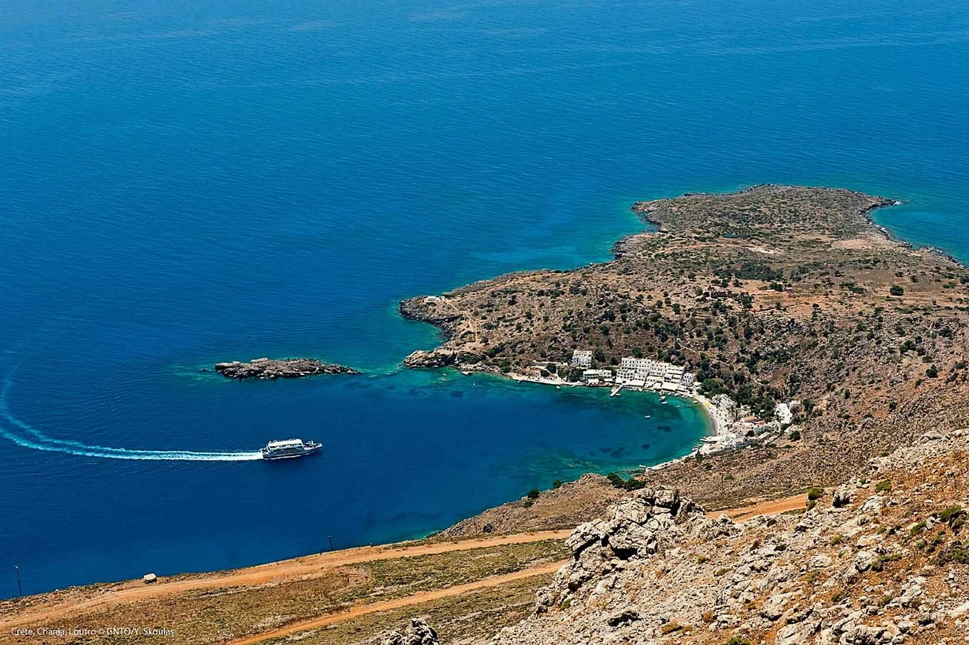 Loutro Village by the sea