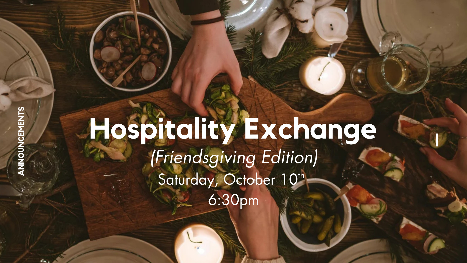 Hospitality Exchange - Friendsgiving Edition