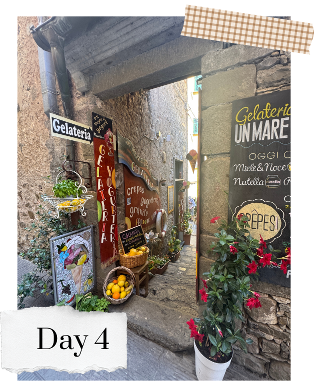 Delicious Gelato in Corniglia