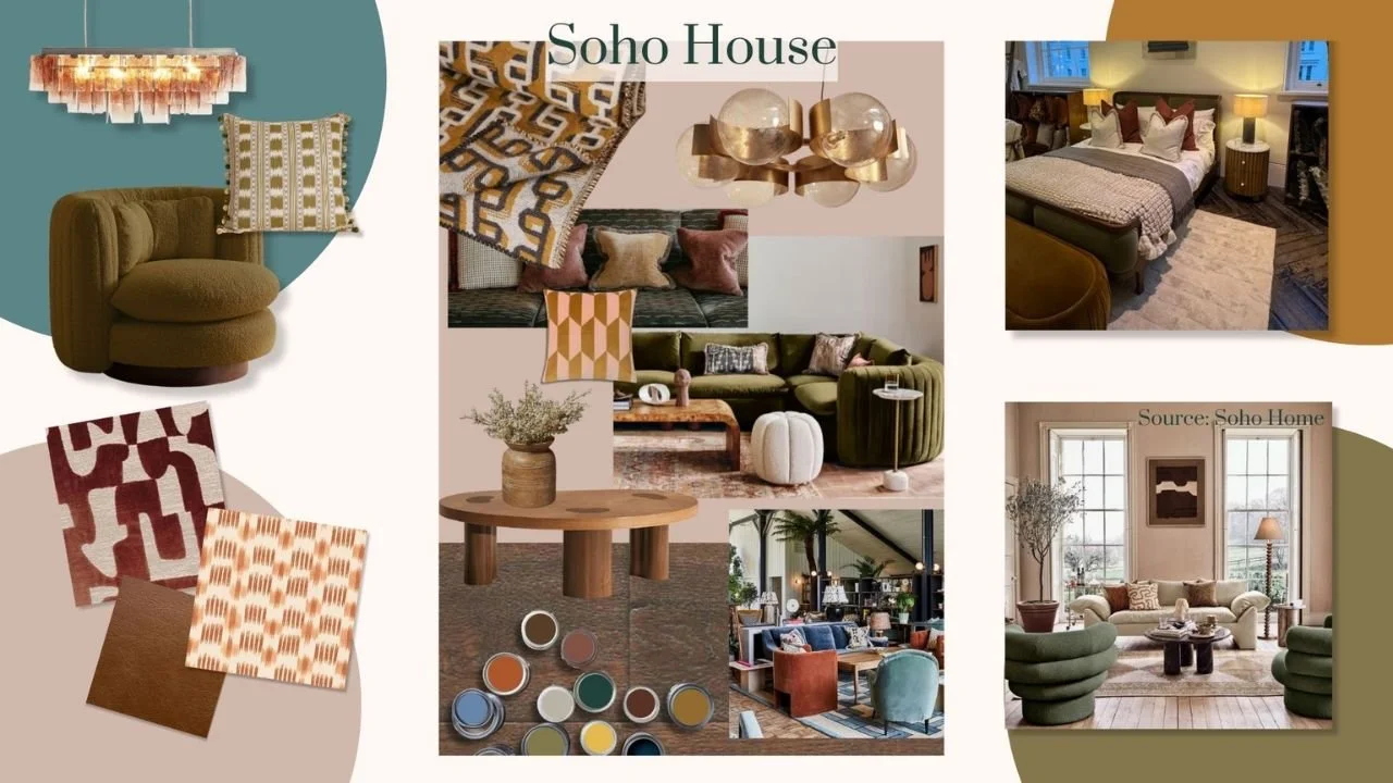 Soho House blended interior styles