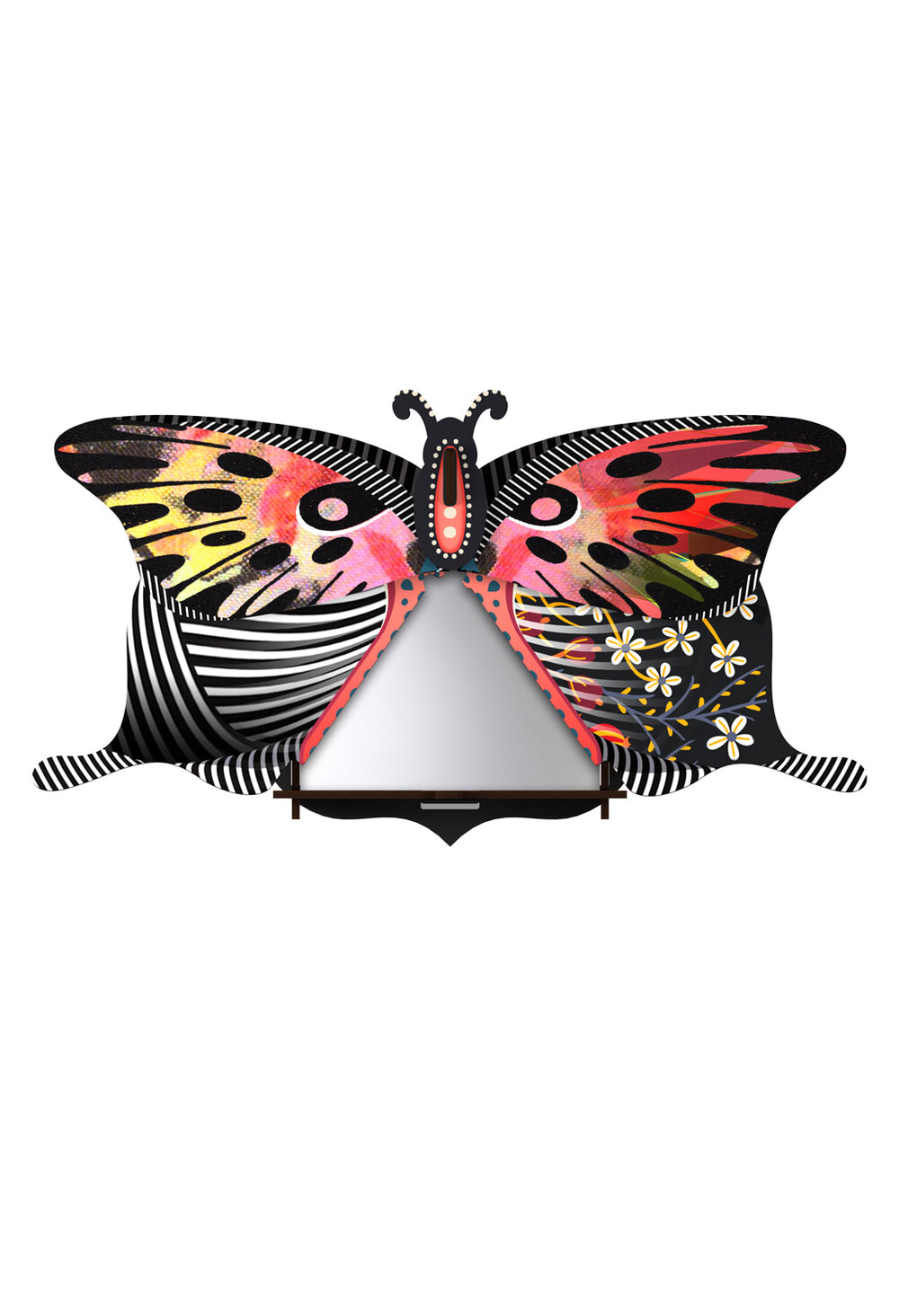 Miho Unexpected Butterfly Wall Sculpture, Violetta — Lola Swift Interior  Design