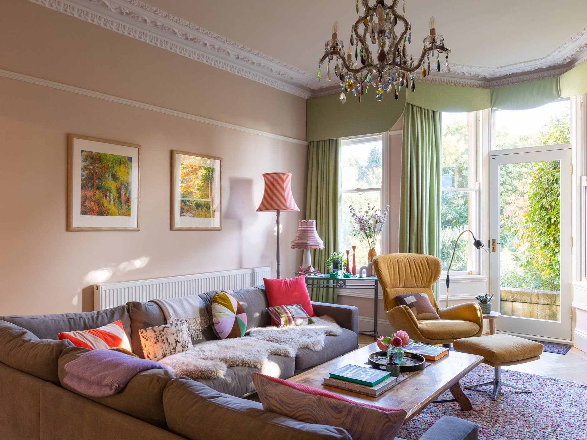 5 ways to rock a green and pink interior colour scheme - BritishStyleUK