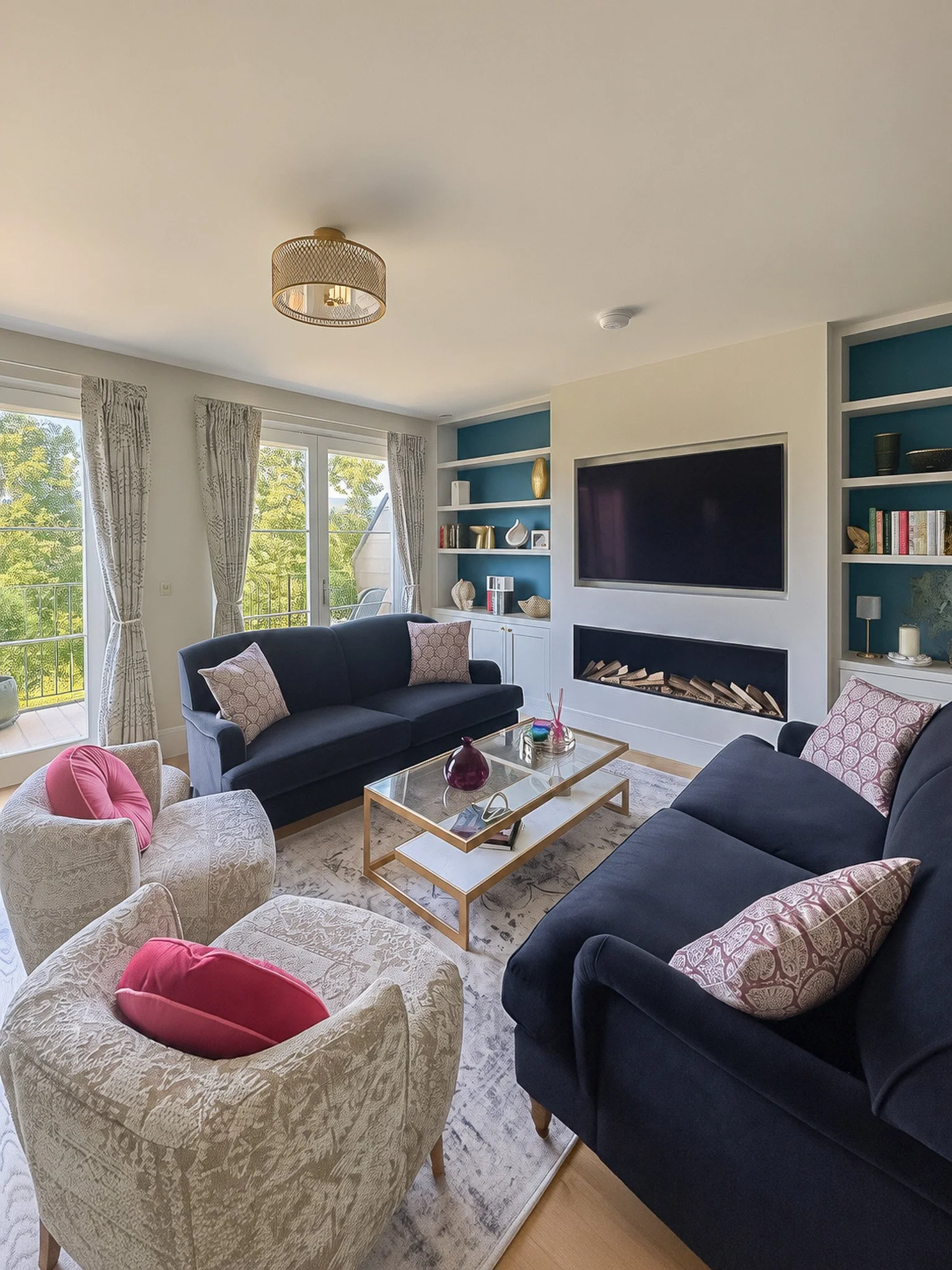 Bath Georgian Style Townhouse, Living Room